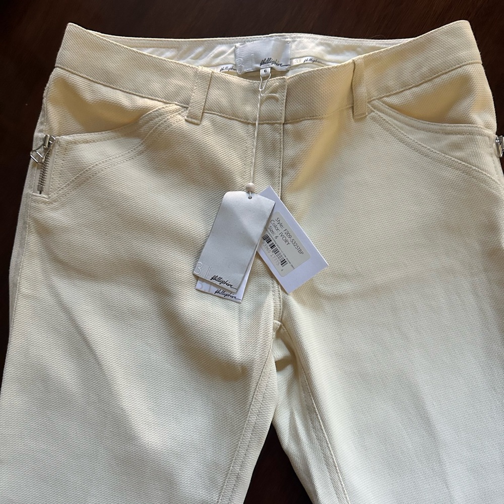 NWT 3.1 Phillip Lim Women Pants Sz 6 Ivory MSRP